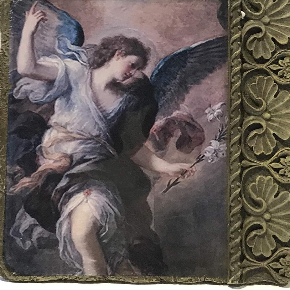 Russ Angel Baroque Religious Plaque